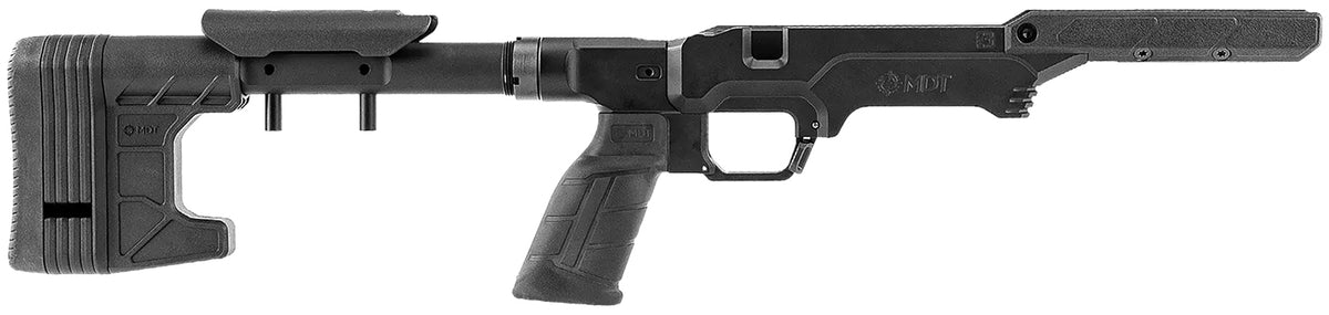 Mdt Sporting Goods Inc 114914BLK The Worker LSS Gen3 Black Fits Savage Long Action