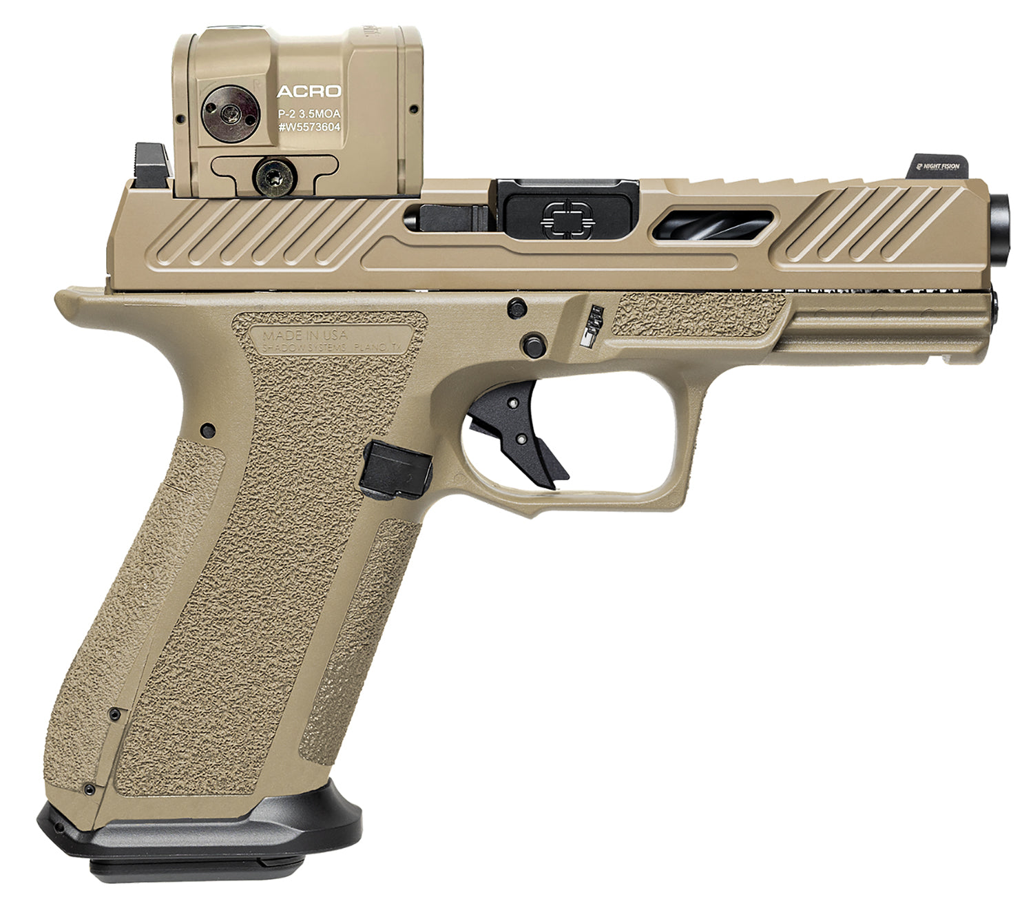 SHADOW SS-3024-AM MR920 9MM ELT OR ACRO FDE