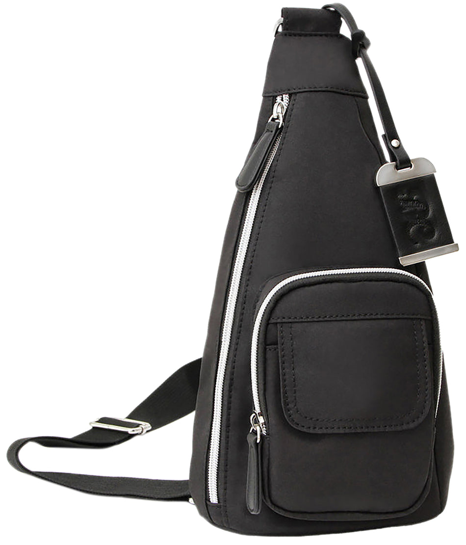 Bulldog Cases Sling Bag with Holster, Polyurethane Construction, Black BDP-084