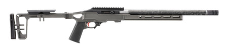 Ruger 31233 10/22 Carbon Fiber Sports South Exclusive Carbine 22 LR 10+1 16.10" Satin Caron/SS Threaded Barrel, Gray Anodized Picatinny Rail Aluminum Receiver, ARCA Swiss/M-LOK Handguard, Gray Birch C