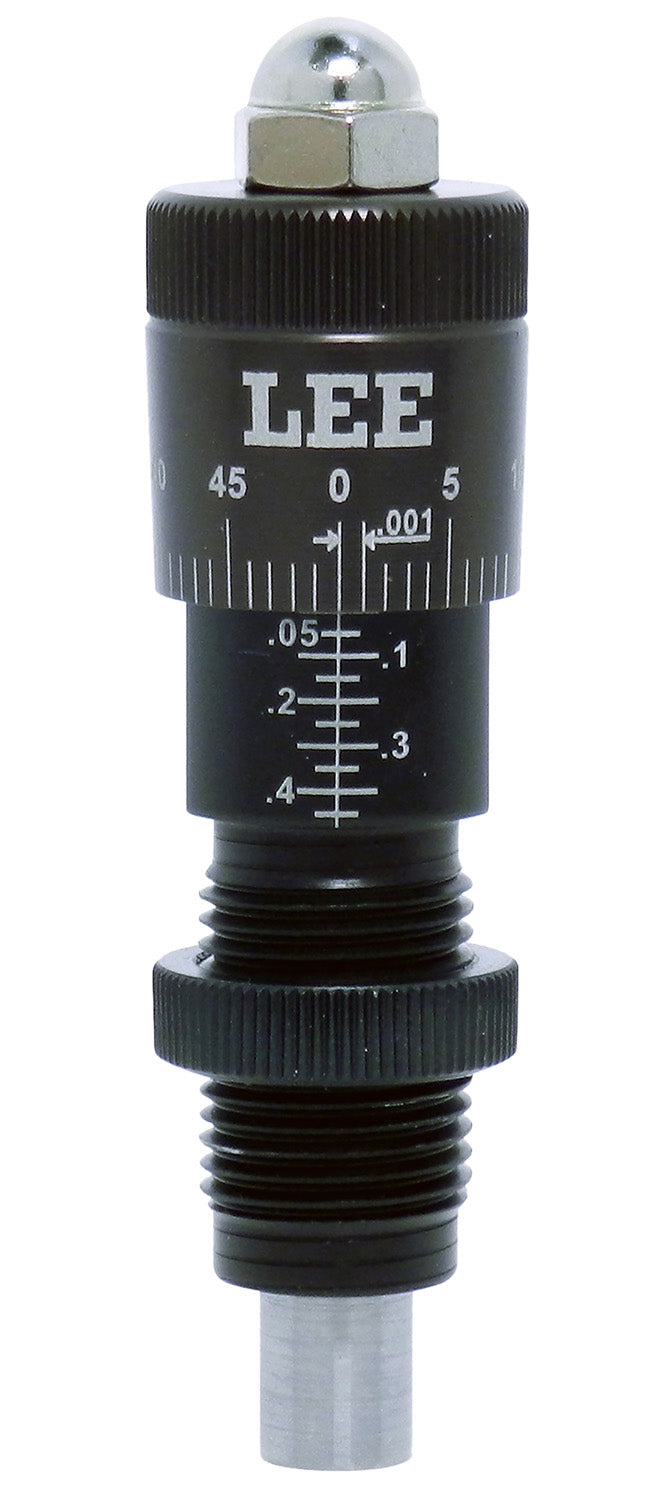 Lee Precision 92128 Micrometer Factory Crimp Adapter Black/Clear 9mm Pistol Firearm