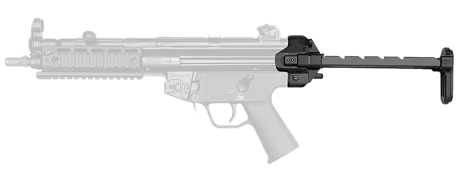 B&T Firearms BT200590 Telescopic Steel/Aluminum Fits H&K MP5 Retractable