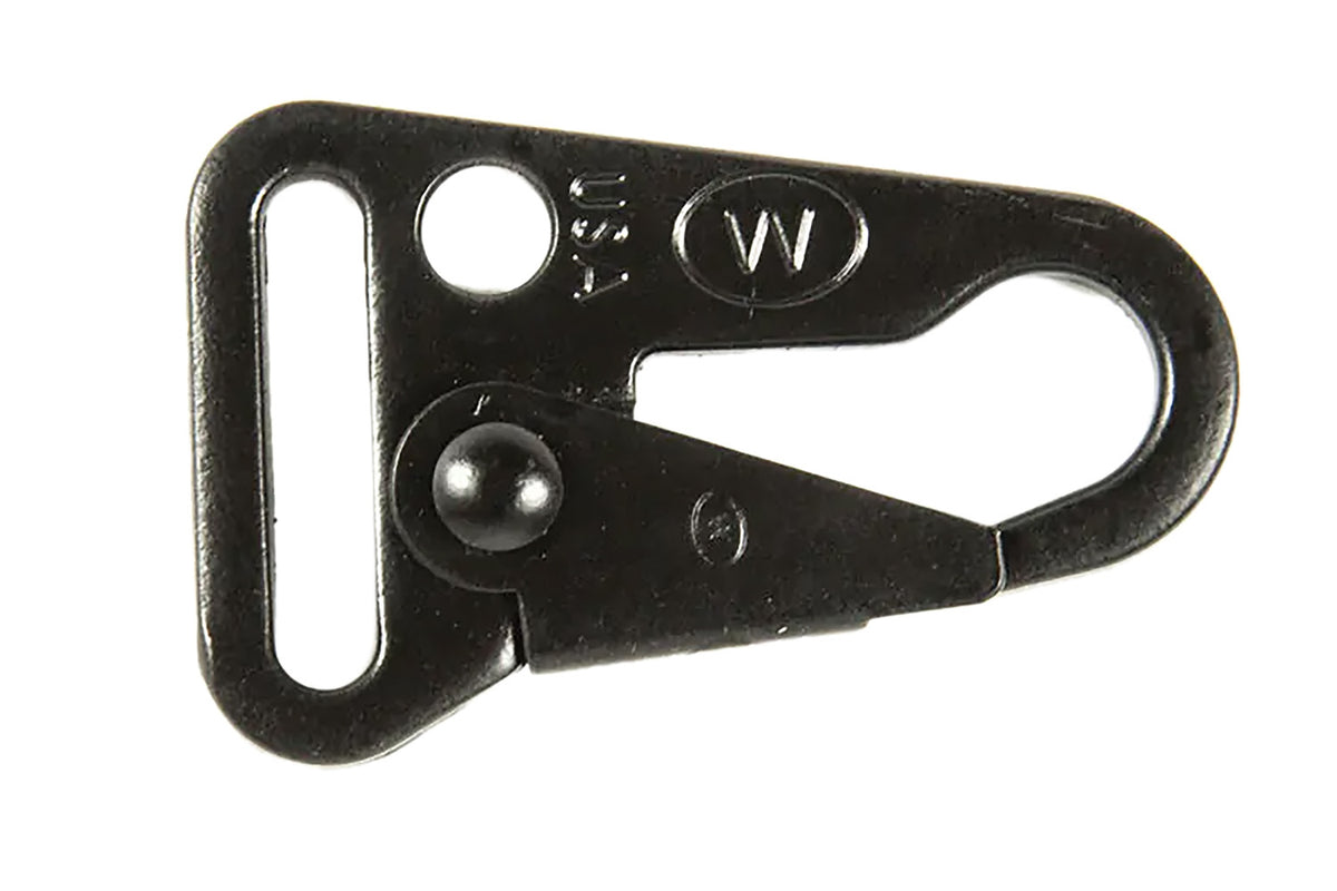 Blue Force Gear HK100 Sling Snap Hook Black Steel 1" Sling Loop 814520019905