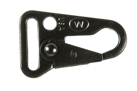 Blue Force Gear HK100 Sling Snap Hook Black Steel 1" Sling Loop 814520019905