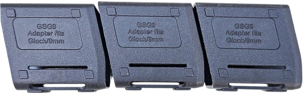 ATI GERMGSG9GLK Magazine Adapter 9mm Fits Glock Black 3 Pack