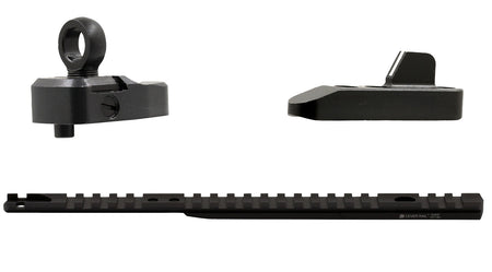 XS Sights ML10095 Marlin Optic Mounts & Ghost Ring Sight Sets Black Anodized Aluminum/Steel Fits Marlin 1894 Lever Action
