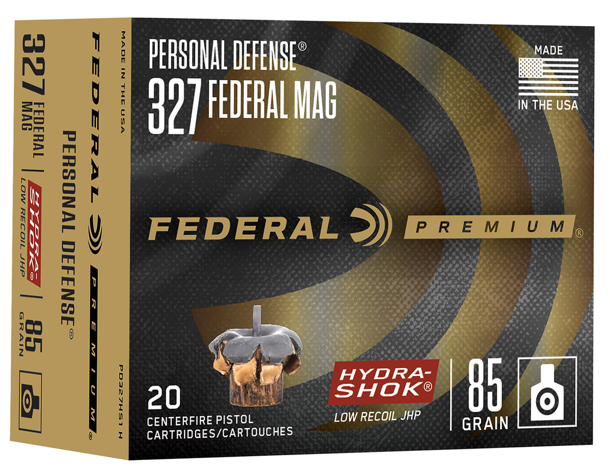 Federal .327 Federal Mag Hydra-Shok 85gr JHP Ammo