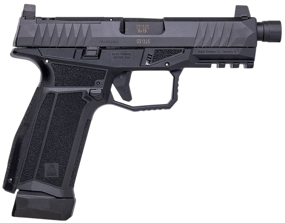 AREX 815537024913 Delta X Gen2 Tactical 9mm Luger 17+1 Threaded Barrel Optic Cut/Serrated Slide