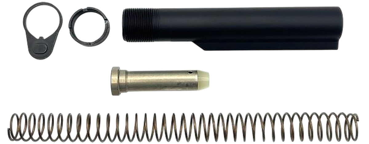 LBE Unlimited H1BUFKT Buffer Tube Kit Black AR-Style