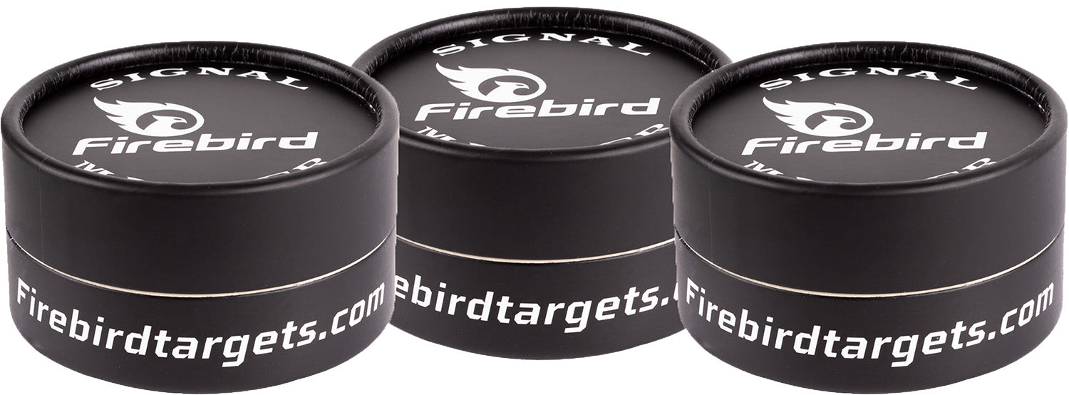 Firebird USA SMCB Signal Marker Moving Trajectory/Static Black Universal Firearm 65mm 3 Pack
