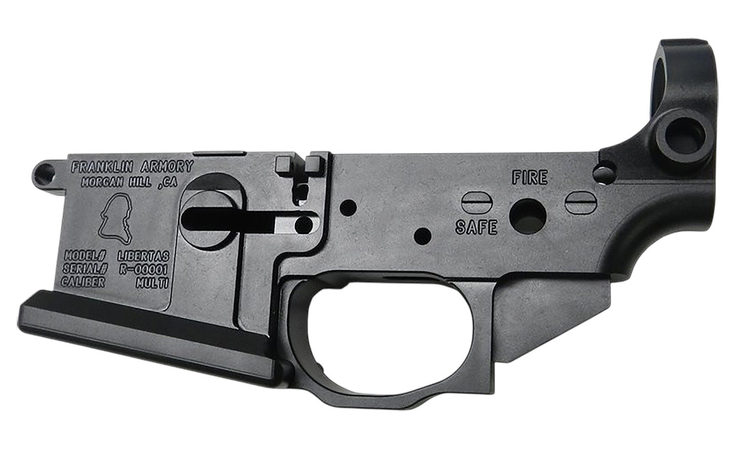 Franklin Armory 0020003BLK Libertas Aluminum Black Hardcoat Anodize