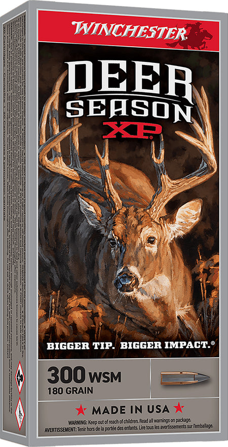 Winchester .300 WSM DEER SEASON XP 180gr PolyTip Ammo