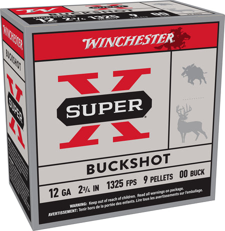 Winchester  12 Gauge 2.75 in 1-1/8 oz 00 Buck