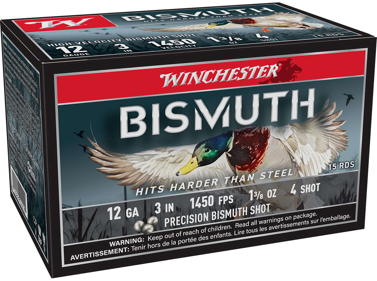 Winchester  #4 12 Gauge 1-3/8 oz 3 in