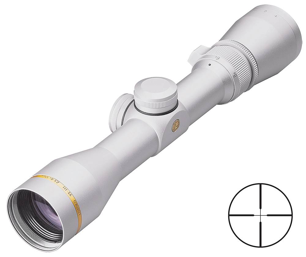 LEUPOLD VX-3 HANDGUN SCOPE 2.5-8X32MM SILVER DUPLEX