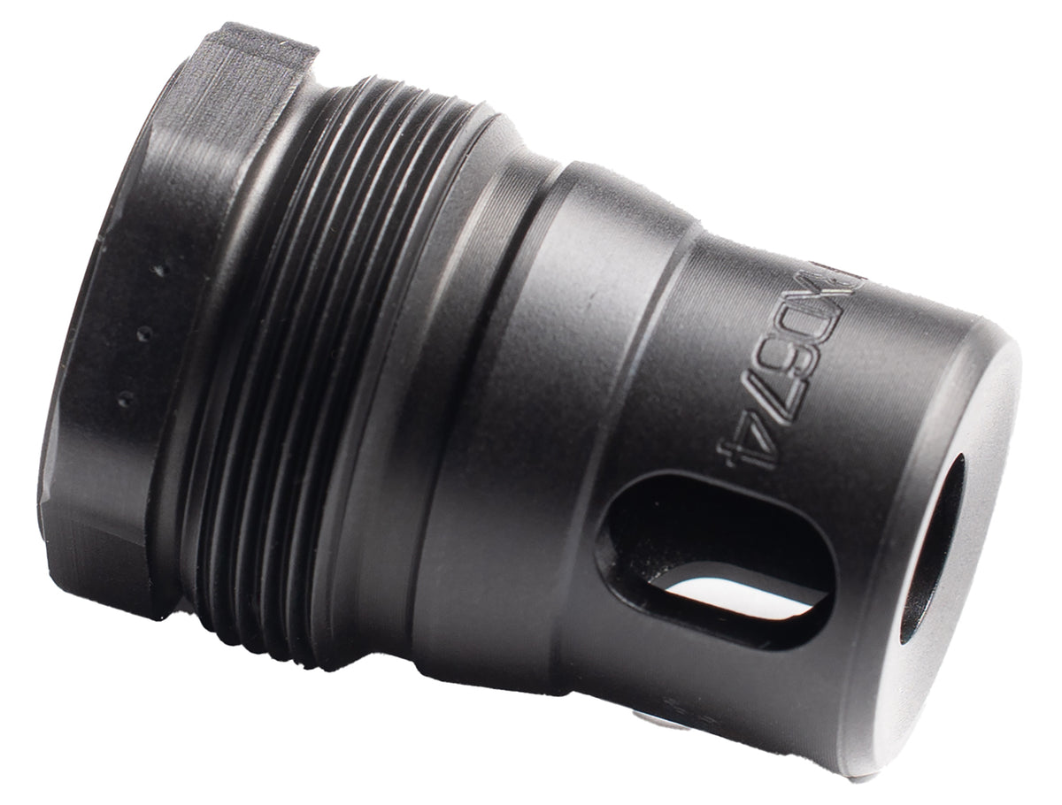 Dead Air RXD675 XRF Xeno Rimfire Muzzle Brake Black Nitride 17-4PH Stainless Steel M10x1 Threads 1.21" OAL 0.81" Diameter