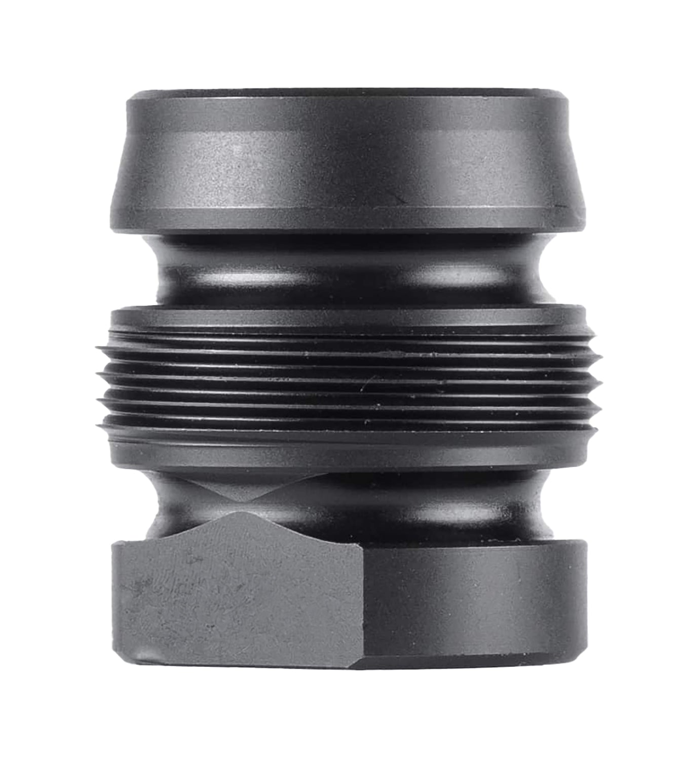 Dead Air DA143 Xeno Xero Black 4140 HT Alloy Steel 9/16x24 RH Threads 1.105" OAL 0.99" Diameter 9mm