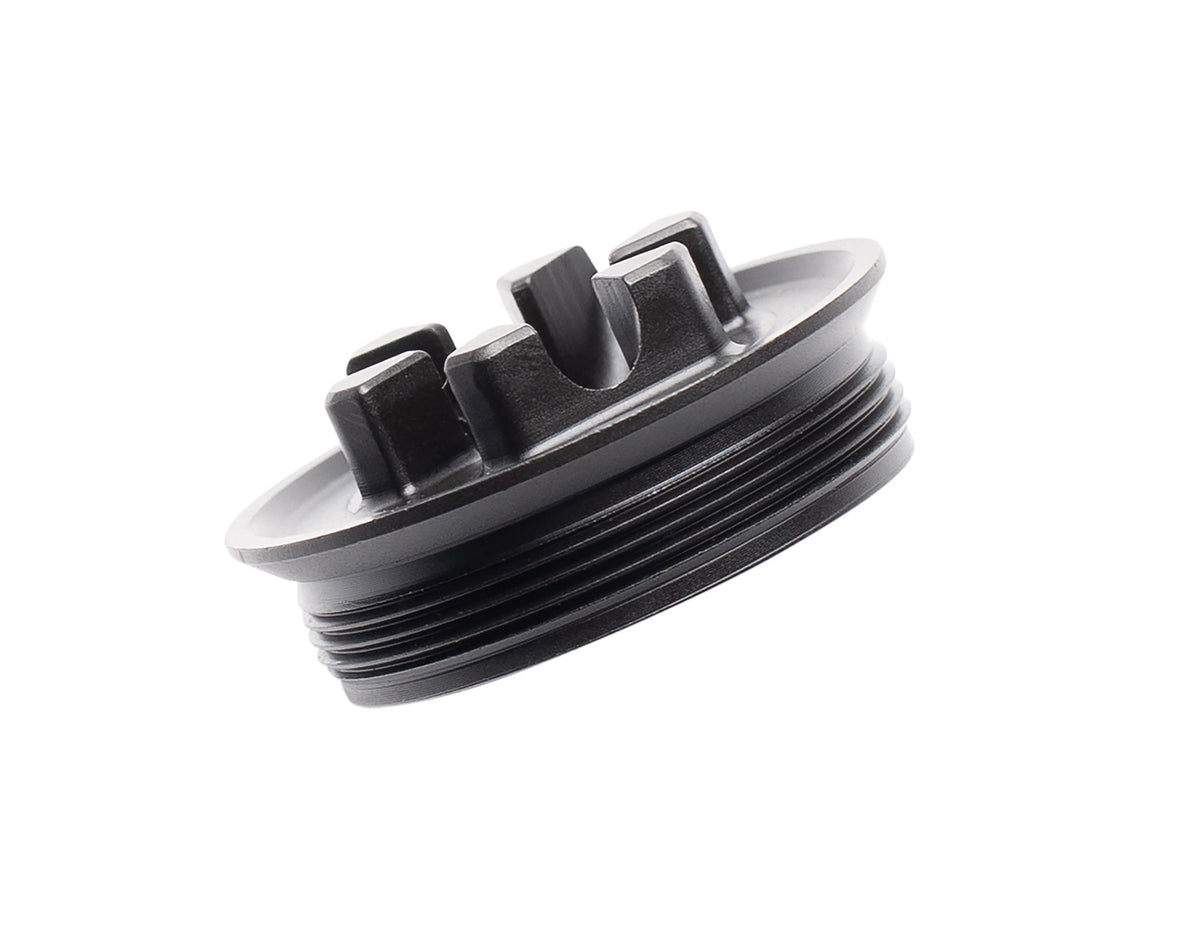Dead Air RXD206 Flash Hider Front Cap 5.56mm Fits 0.53" Long Stainless Steel Black Nitride