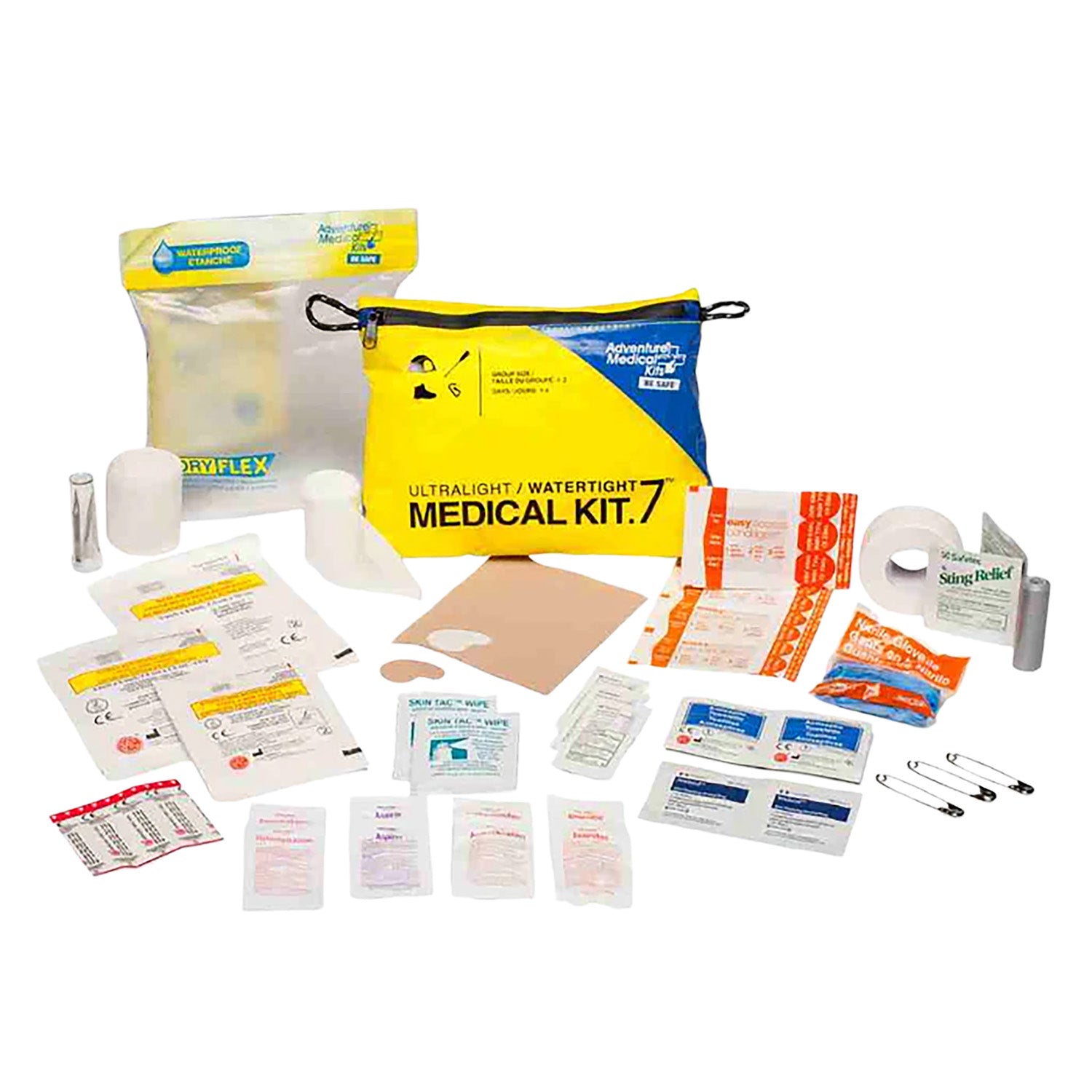 Adventure Medical Kits 1250391 Ultralight/Watertight Medical Kit .7 First Aid Waterproof 707708003912