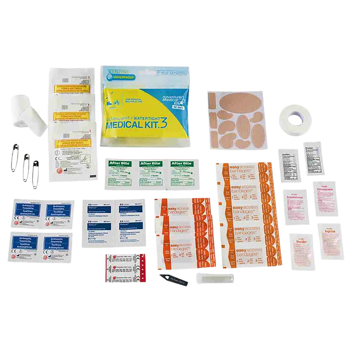 Adventure Medical Kits 1250397 Ultralight/Watertight Medical Kit .3 First Aid Waterproof 707708203978