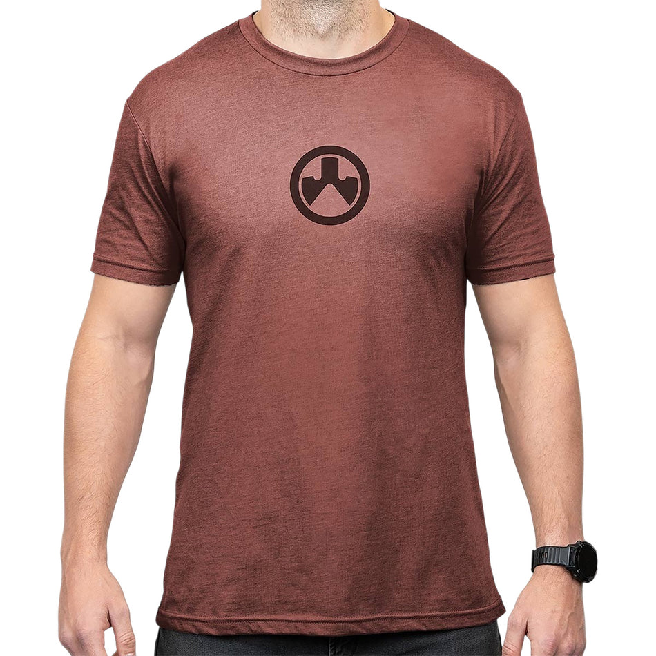 Magpul MAG1115-613 Icon Redrock Heather Cotton/Polyester Short Sleeve XL