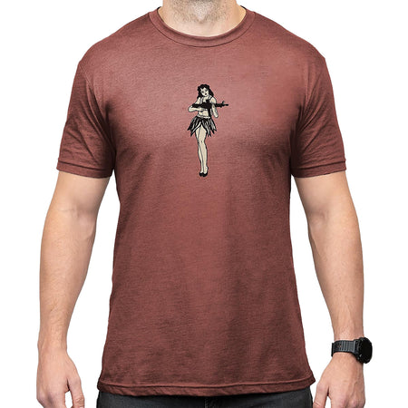 Magpul MAG1117-613 Hula Girl Redrock Heather Cotton/Polyester Short Sleeve 2XL