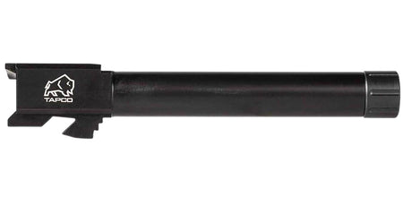Tapco TAP22018 Threaded Barrel 9mm Fits Glock 22 Gen3-4 Drop In Black Nitride Stainless Steel