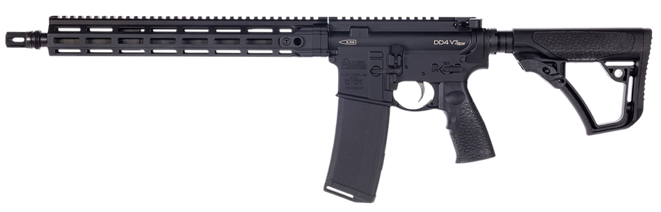 Daniel Defense 0220105296047 DD4 RIII SLW 5.56 NATO 30+1 14.50" Black