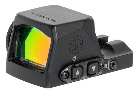 Sig Sauer Electro-Optics SORX1070 Romeo-X Pro Black 1x24mm Illuminated Green Circle w/Dot Reticle RX Footprint Mount