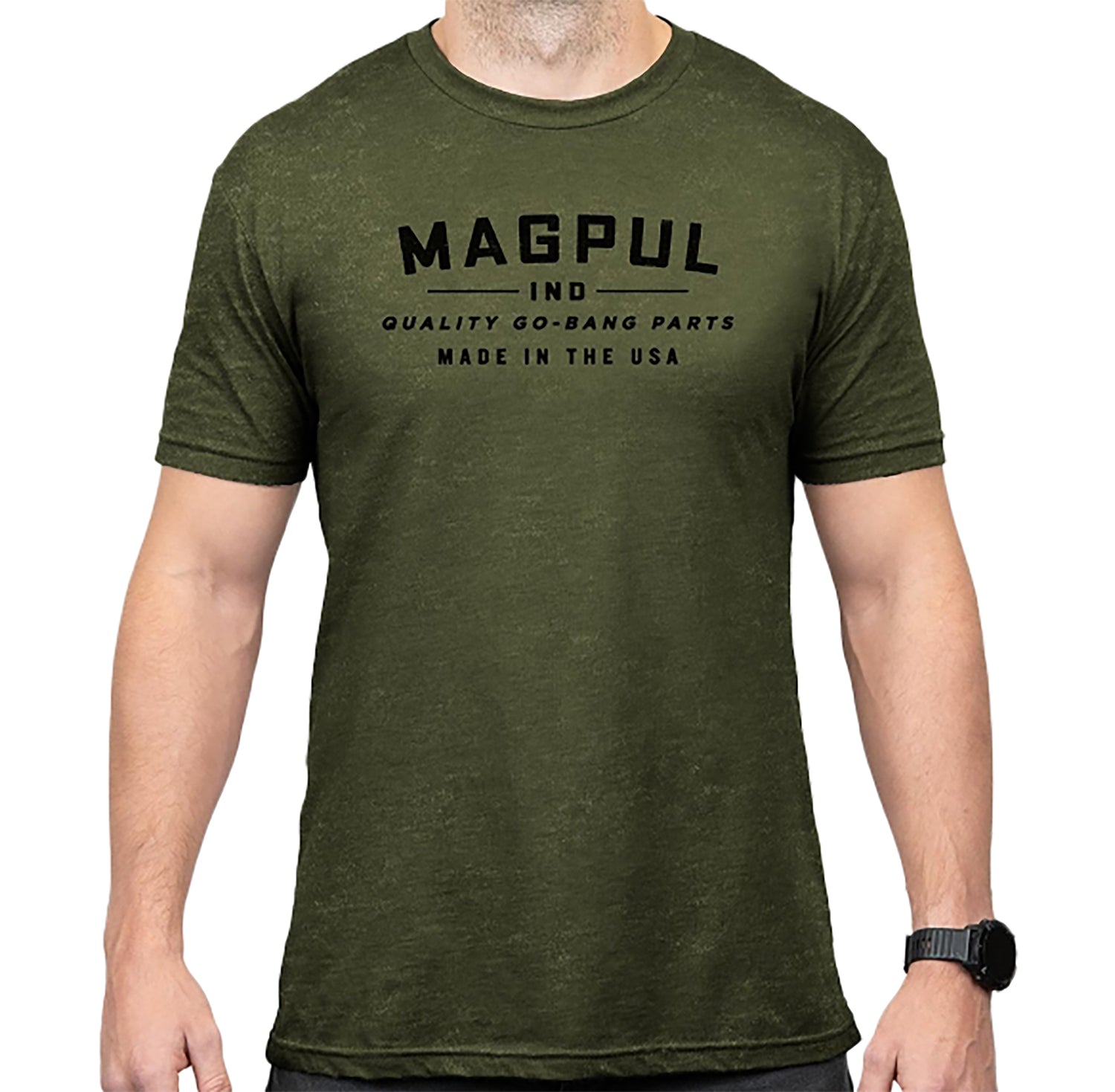 Magpul MAG1112-317-3XL Go Bang Parts OD Green Cotton/Polyester Short Sleeve 3XL