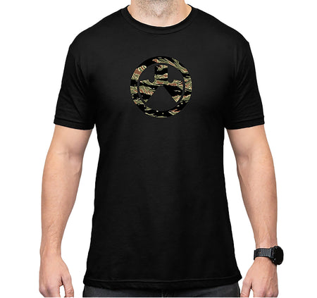 Magpul MAG1292-001-2XL Tiger Stripe Icon Black Cotton/Polyester Short Sleeve 2XL