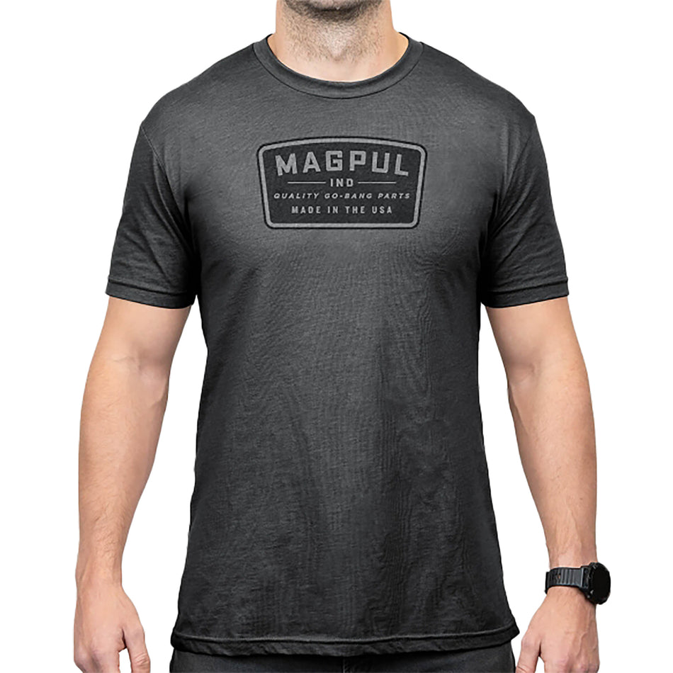 Magpul MAG1526-010-2XL Go Bang Parts Charcoal Gray Cotton/Polyester Short Sleeve 2XL