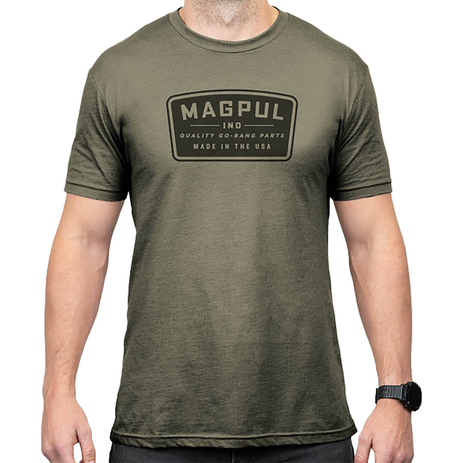 Magpul MAG1526-316-2XL Go Bang Parts Olive Drab Heather Cotton/Polyester Short Sleeve 2XL