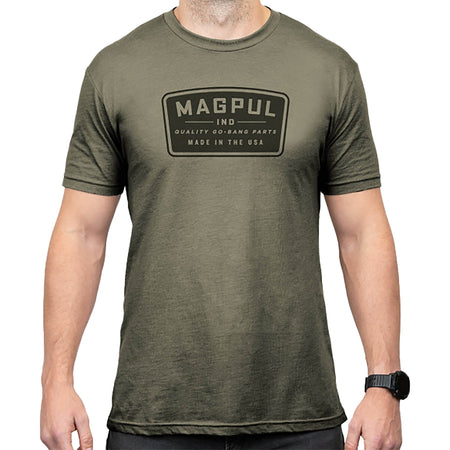 Magpul MAG1526-316-3XL Go Bang Parts Olive Drab Heather Cotton/Polyester Short Sleeve 3XL