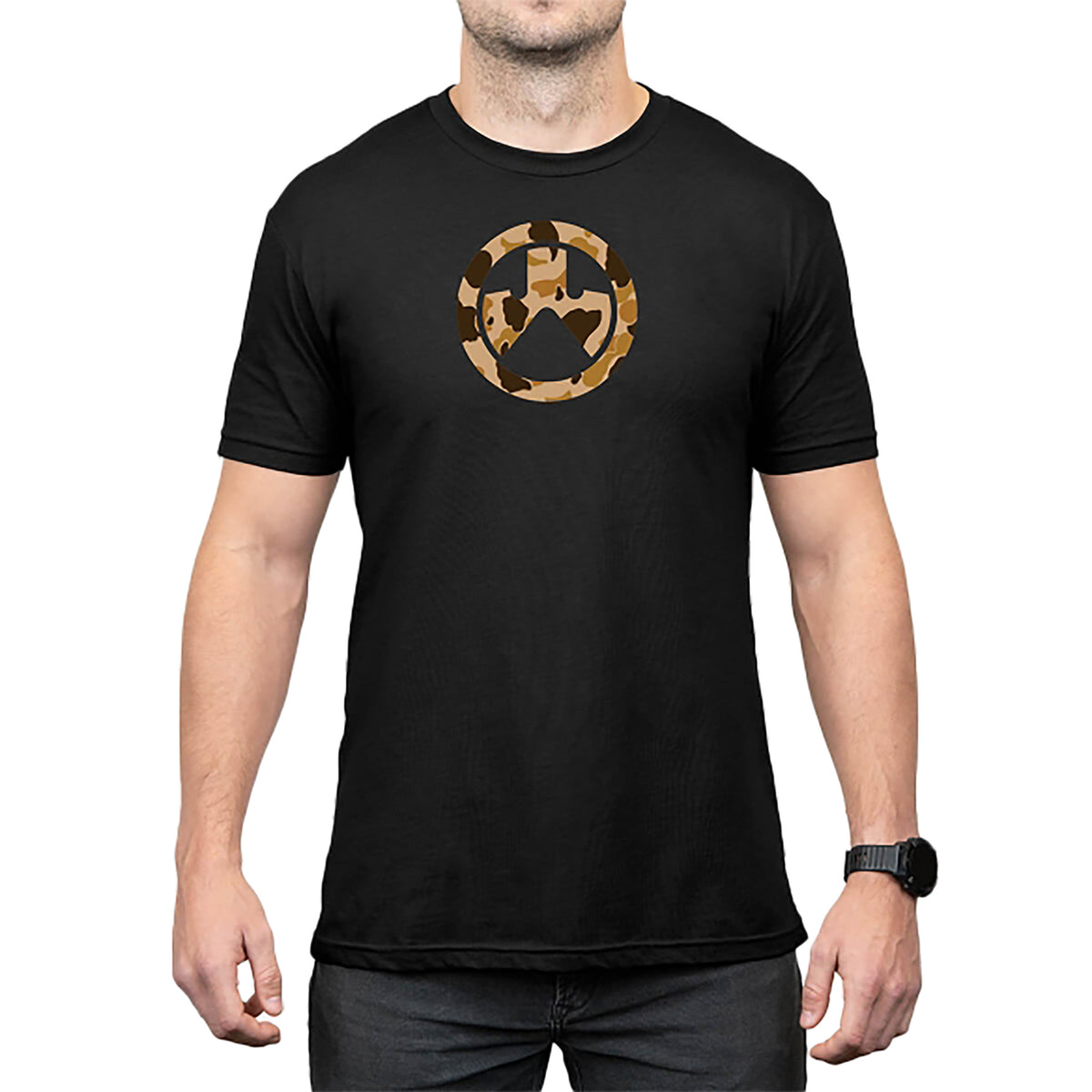 Magpul MAG1527-001-3XL Raider Camo Icon CVC Black Cotton/Polyester Short Sleeve 3XL
