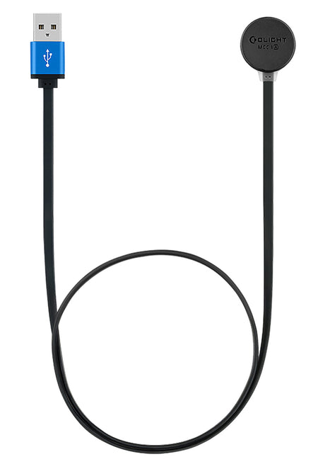 Olightstore Usa Inc MCC-1ABLACK MCC1A Charging Cable Black For S1RII/S2RII Baton3/Pro Perun