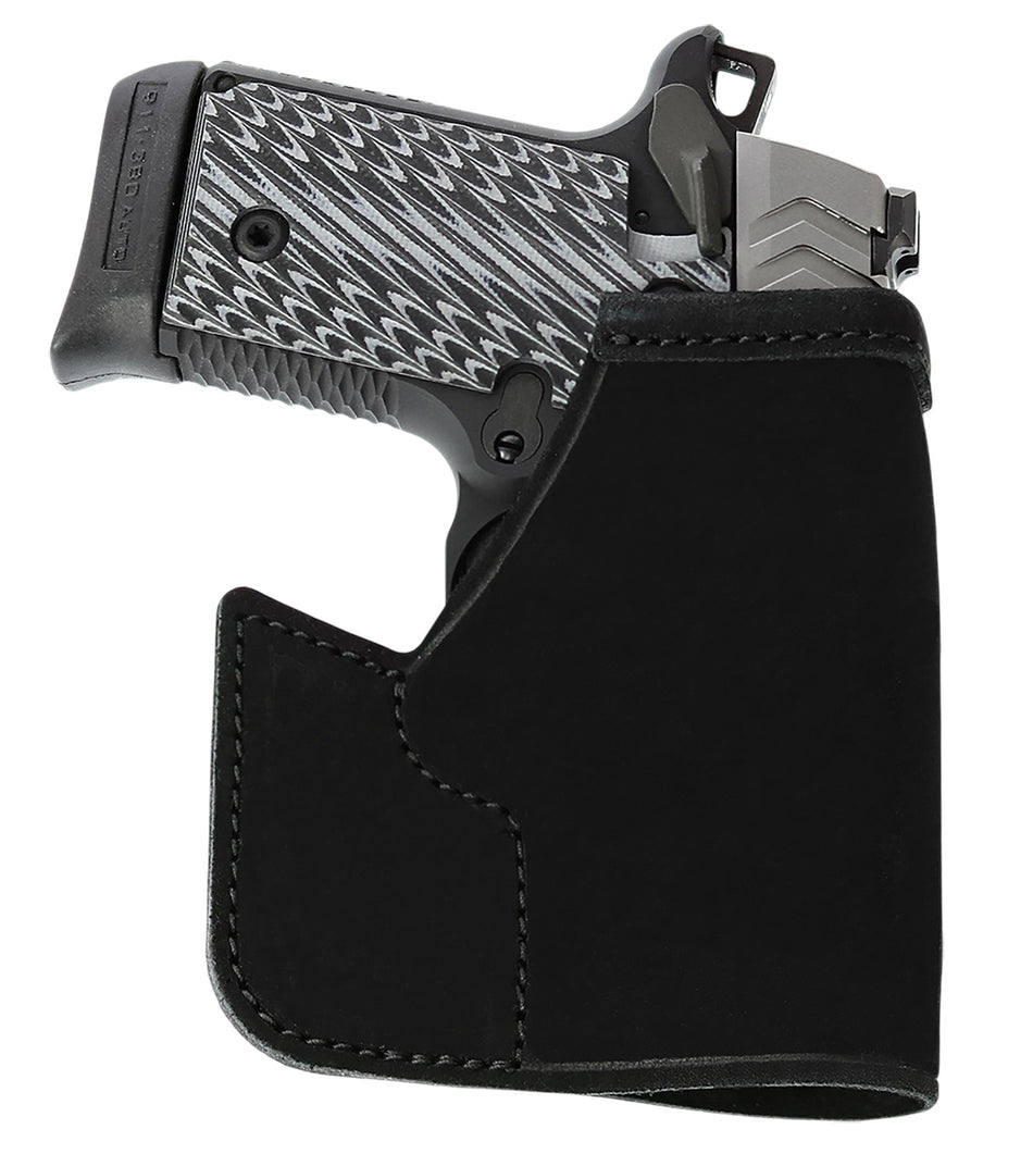 Galco PRO600B Pocket Protector Black Horsehide Fits Glock 42 Ambidextrous