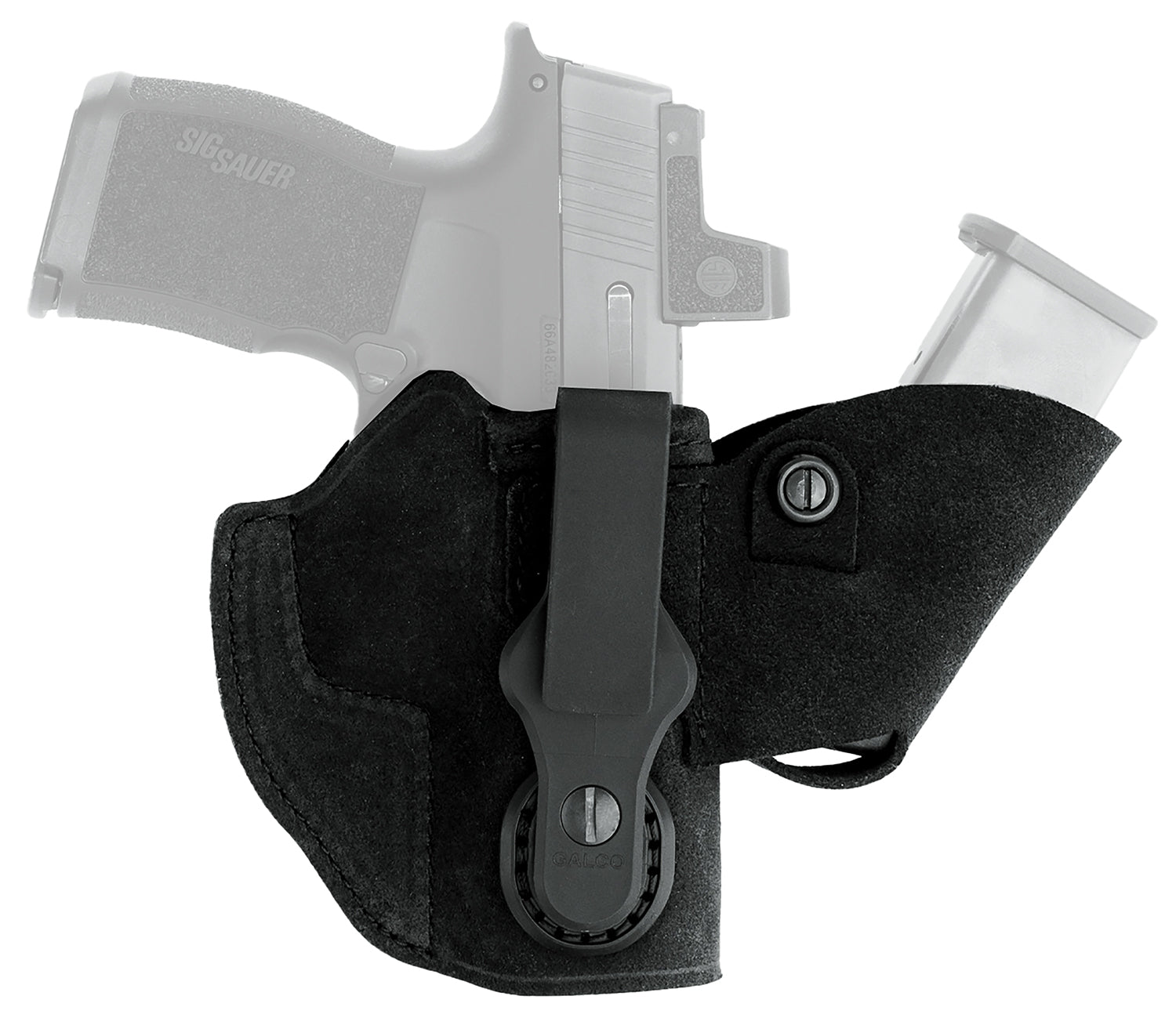 Galco WK3-800RB Walkabout 3.0 Strongside/Crossdraw IWB Black Steerhide Fits Glock 43 Ambidextrous