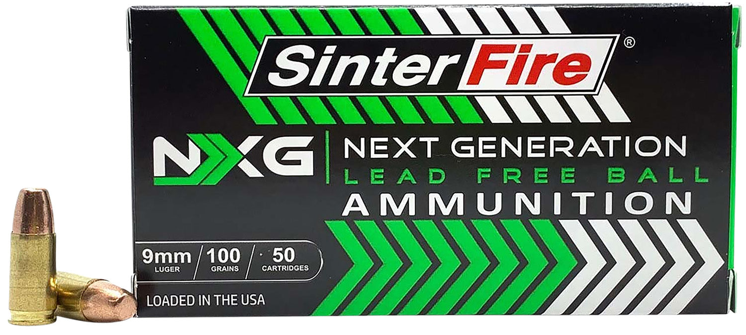SinterFire 9mm Luger NXG 100gr Lead Free FMJ Ammo