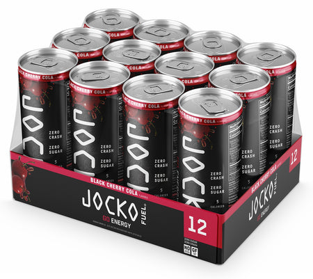 Jocko Fuel 29000 Black Cherry Vanilla Energy Drinks 12oz 12Pack 810076290000
