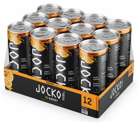 Jocko Fuel 33920 Orange Energy Drinks 12oz 12Pack 860005339201