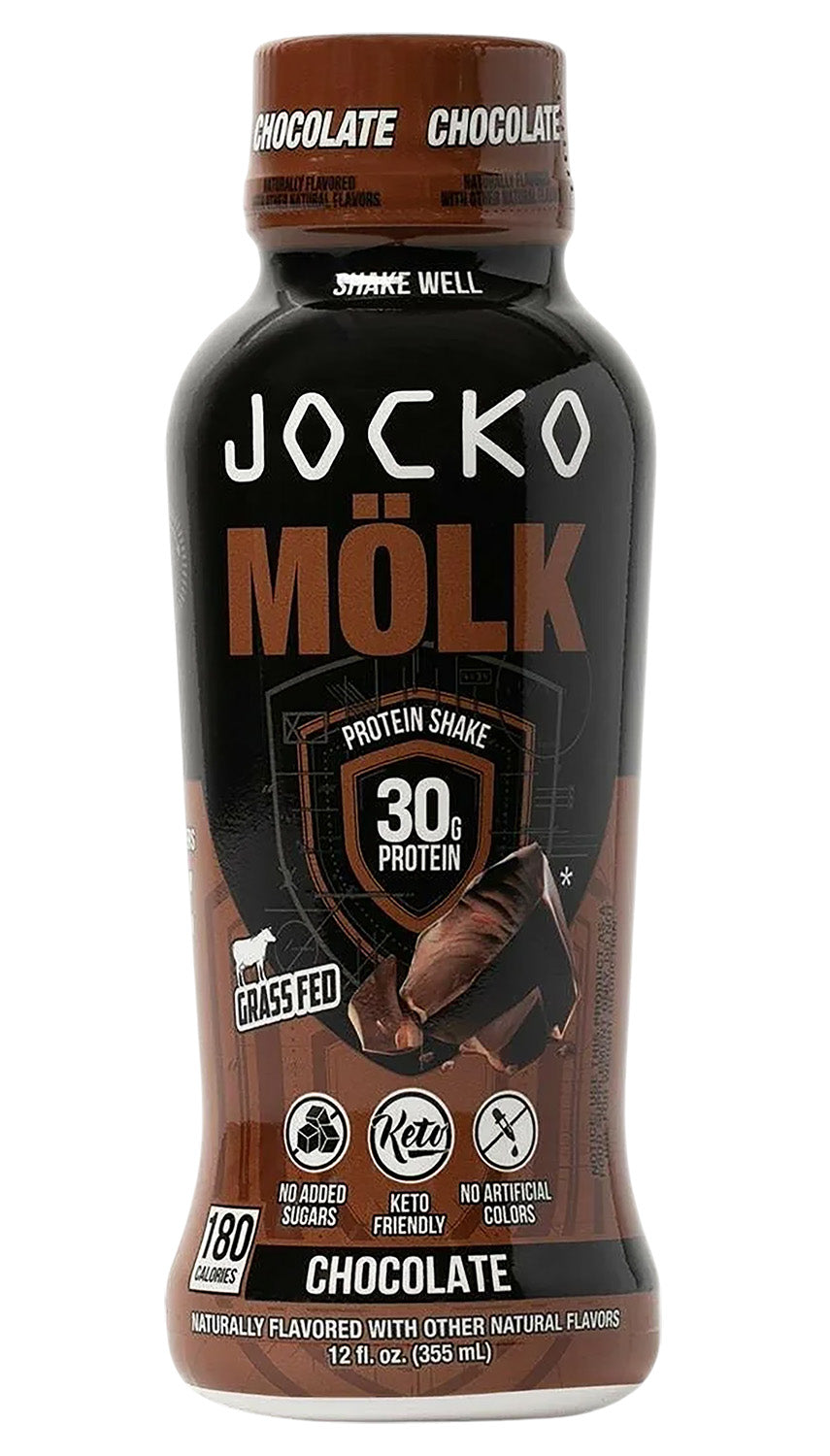 Jocko Fuel 29092 Chocolate Protein Shake 12oz 12Pack 810076298887