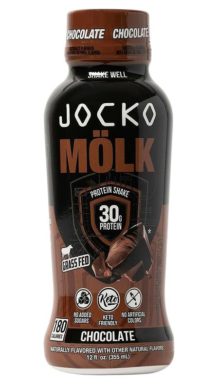 Jocko Fuel 29092 Chocolate Protein Shake 12oz 12Pack 810076298887