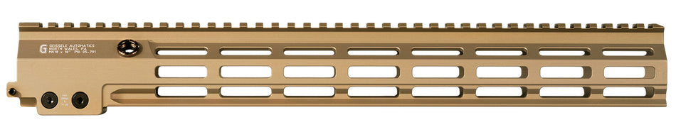 Geissele Automatics 05791S Super Modular Rail MK18 DDC Aluminum 16.50" Long