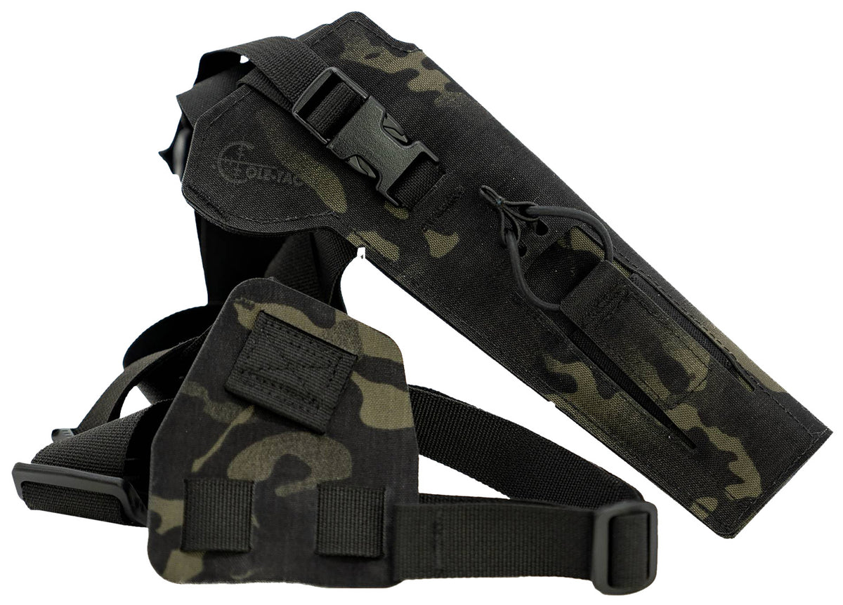 Cole-tac VW205 Varmint Wrangler Pistol Holder Chest Multi-Cam Black Left Hand