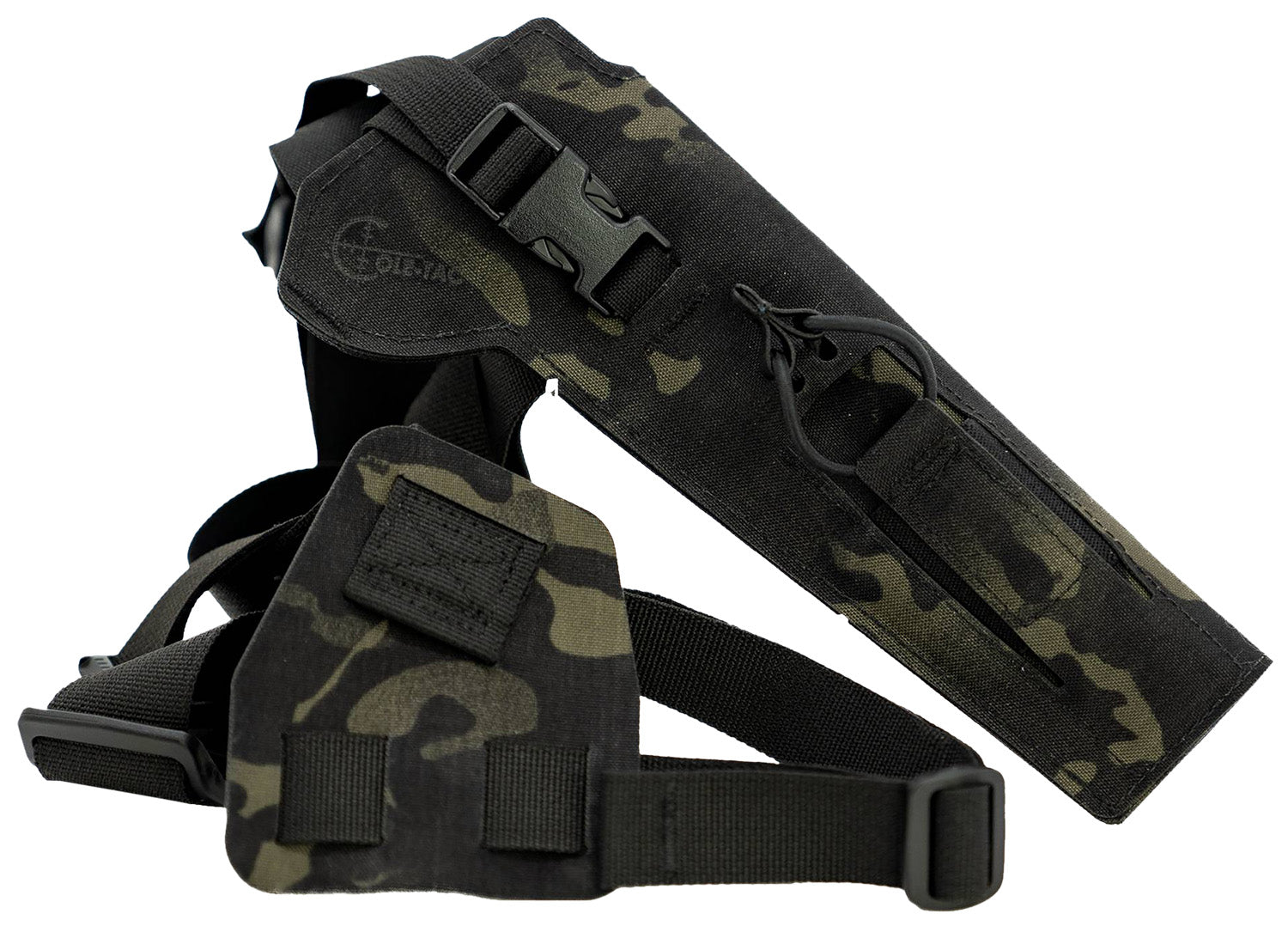 Cole-tac VW205 Varmint Wrangler Pistol Holder Chest Multi-Cam Black Left Hand
