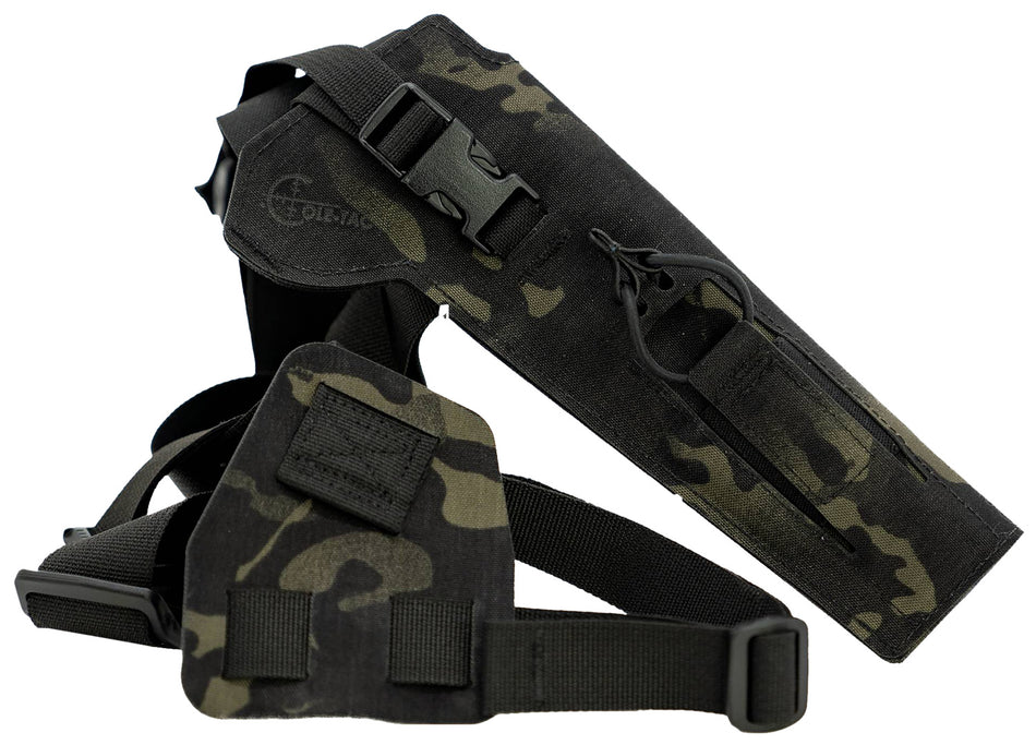 Cole-tac VW205 Varmint Wrangler Pistol Holder Chest Multi-Cam Black Left Hand
