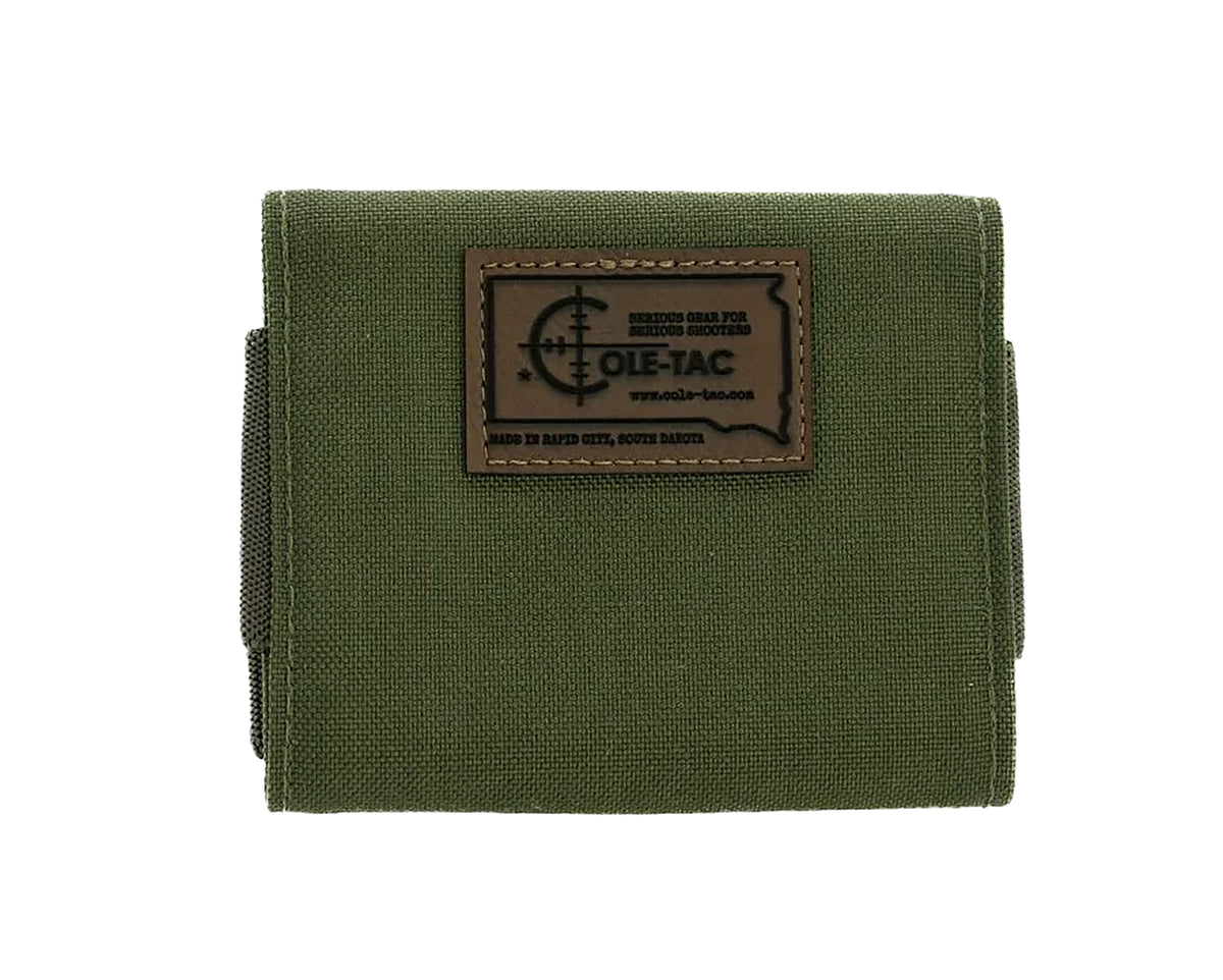 Cole-tac HW1004 Hunter Ammo Wallet OD Green Cordura Capacity 10rd