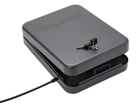 SnapSafe 75220 Lock Box 2XL Key Entry Black Steel 11.50" L x 8.50" W x 2.50" D