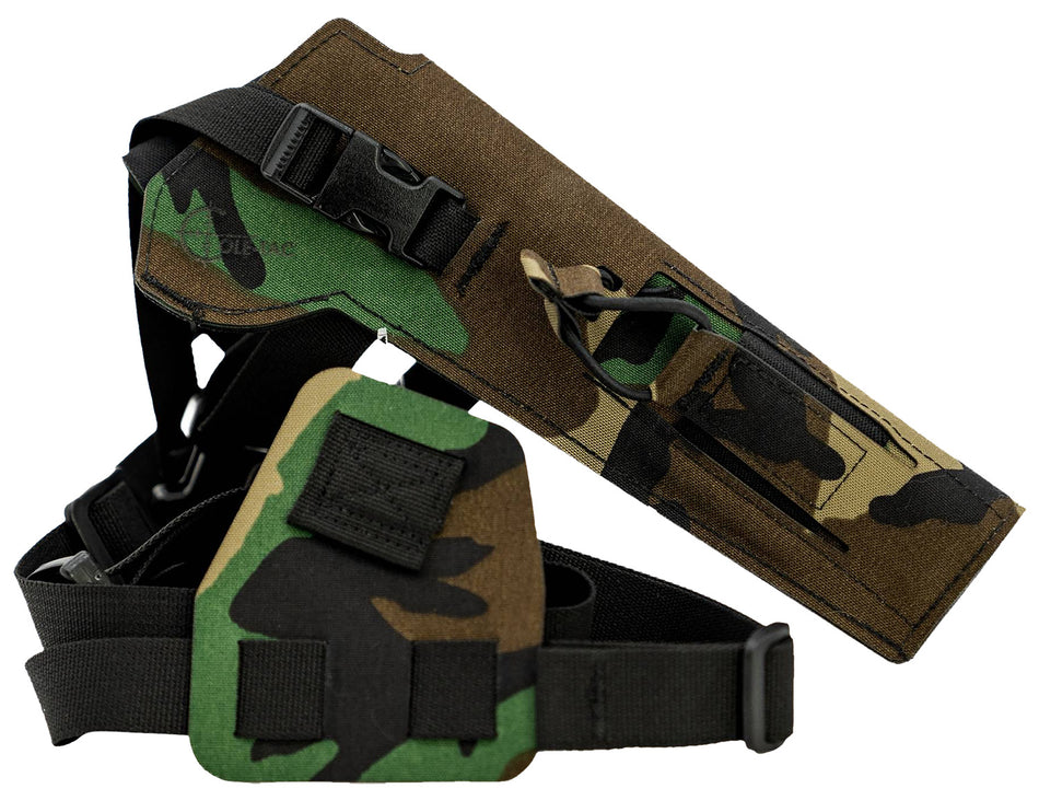 Cole-tac VW106 Varmint Wrangler Pistol Holder M81 Woodland Right Hand